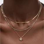 Liora Mini Flower Necklace - Lizzy G's Fine Gifts