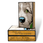 LlewLlew - 283 - Copper Art Block - Lizzy G's Fine Gifts