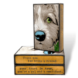 LlewLlew - 283 - Copper Art Block - Lizzy G's Fine Gifts