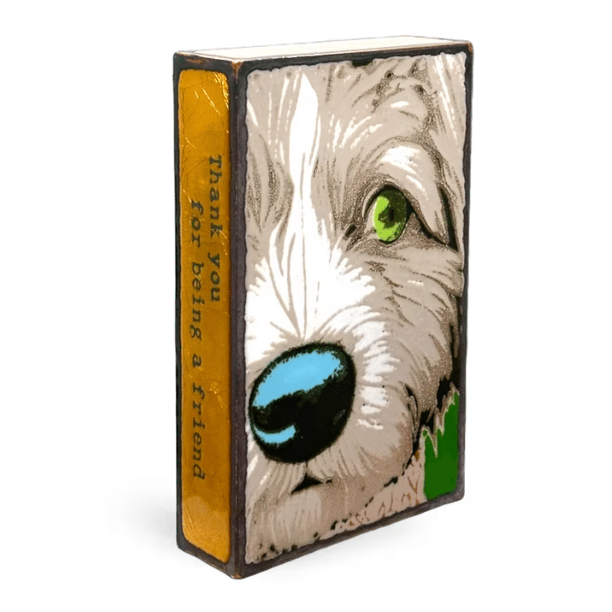 LlewLlew - 283 - Copper Art Block - Lizzy G's Fine Gifts