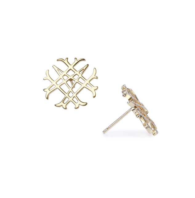 Logo Stud Earrings - Lizzy G's Fine Gifts