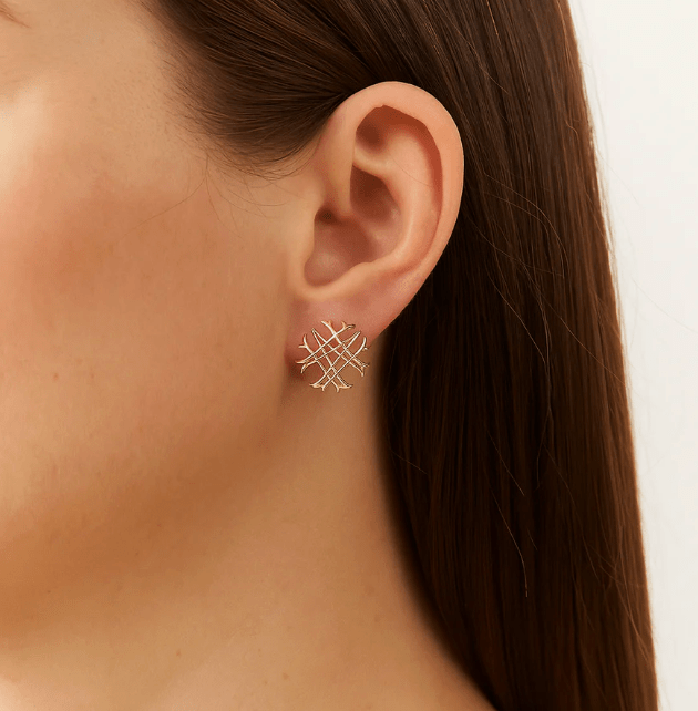 Logo Stud Earrings - Lizzy G's Fine Gifts