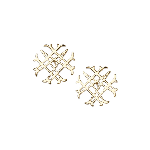 Logo Stud Earrings - Lizzy G's Fine Gifts