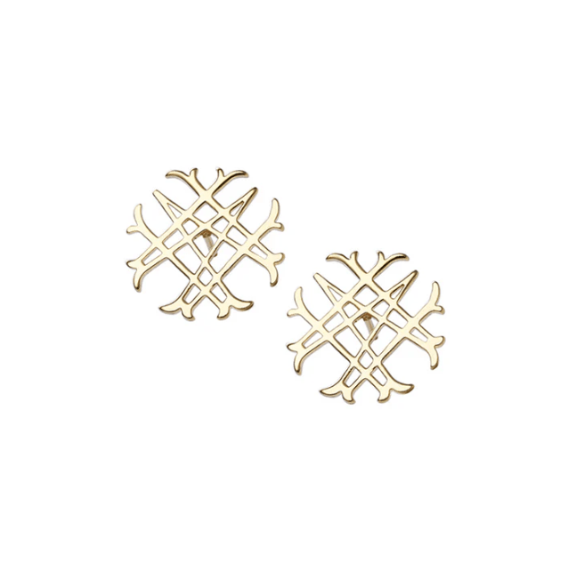 Logo Stud Earrings - Lizzy G's Fine Gifts