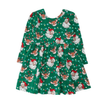Long Sleeve Twirl Dress - Up On The Housetop - Lizzy G's Fine Gifts