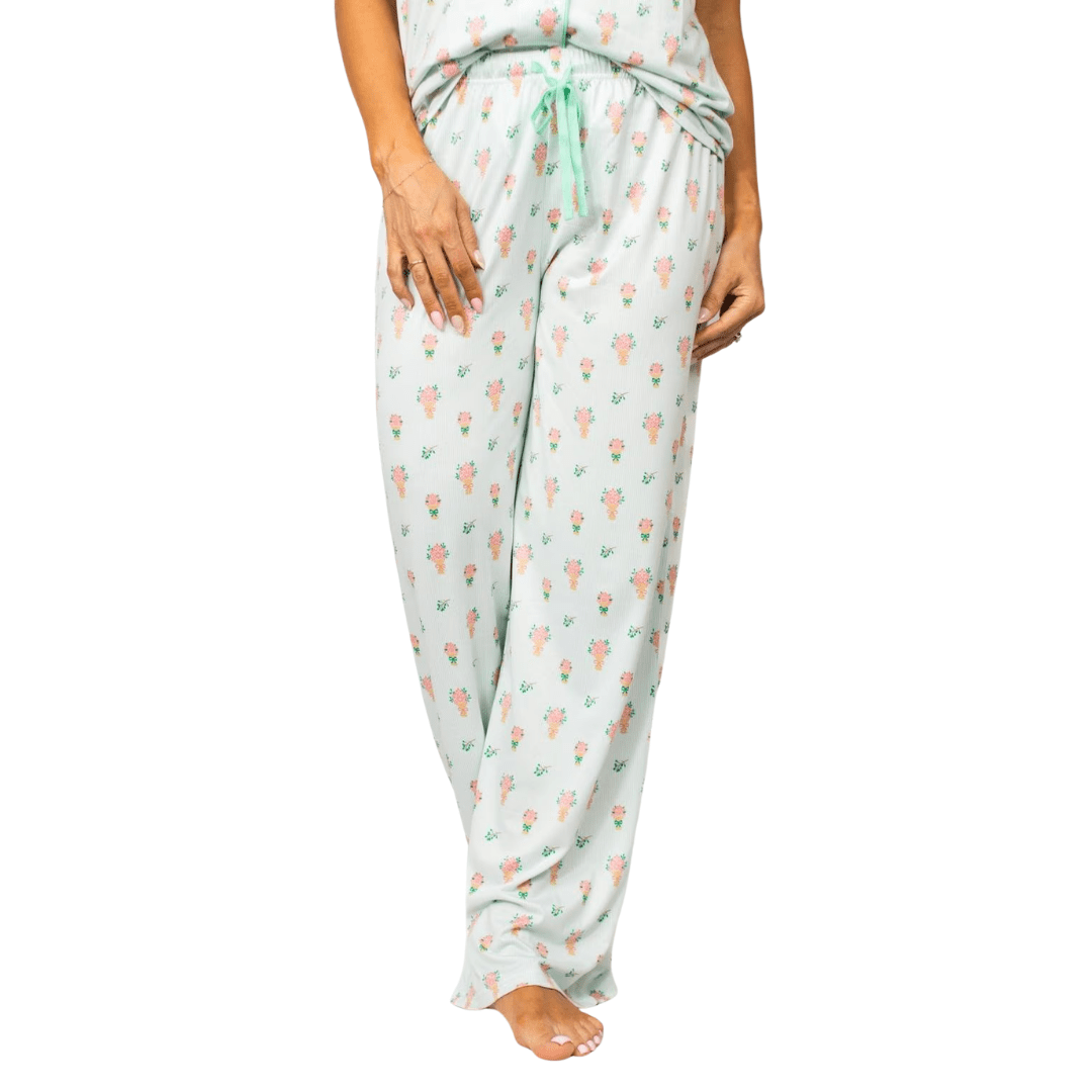 Love Blooms PJ Pants Set - Lizzy G's Fine Gifts