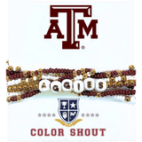 Lucky 7 College Stack Bracelet - Lizzy G's Fine Gifts
