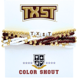 Lucky 7 College Stack Bracelet - Lizzy G's Fine Gifts