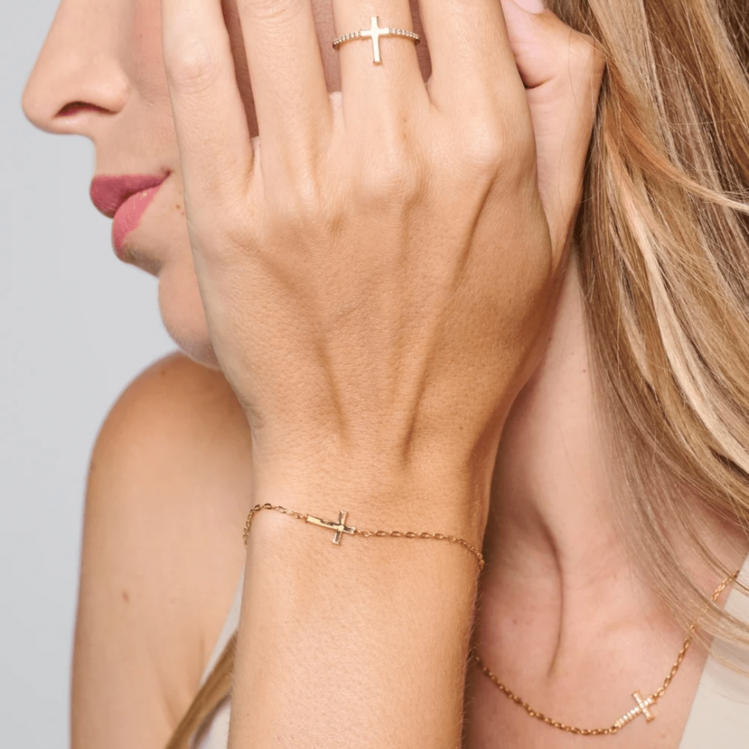 Luminous Cross Chain Breaker Bracelet - Lizzy G's Fine Gifts