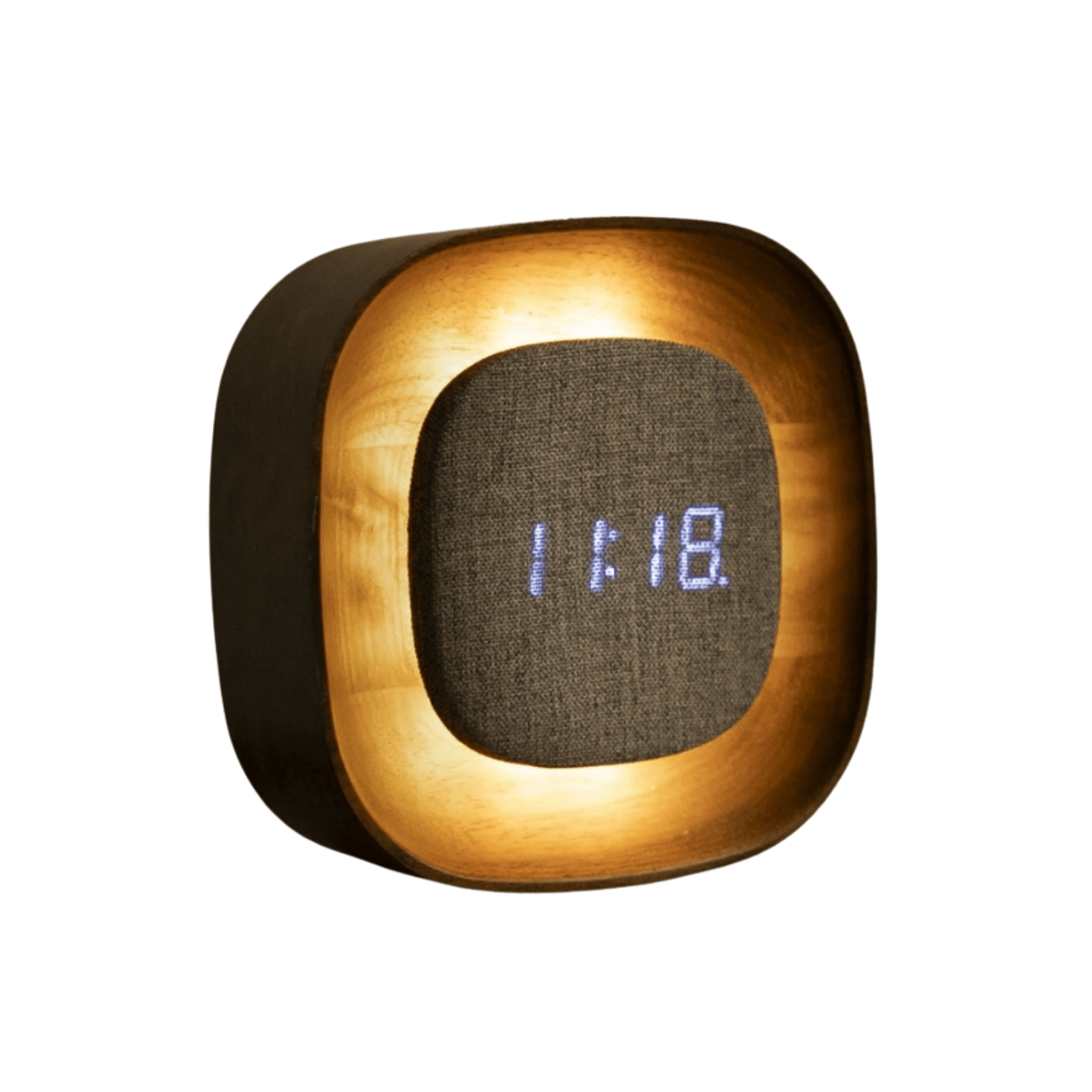 Lumos Walnut Sound Activated Clock - Lizzy G's Fine Gifts