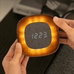 Lumos Walnut Sound Activated Clock - Lizzy G's Fine Gifts