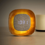 Lumos Walnut Sound Activated Clock - Lizzy G's Fine Gifts