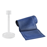 Luxury Cotton Cocktail Napkin Roll with Stand - Lizzy G's Fine Gifts