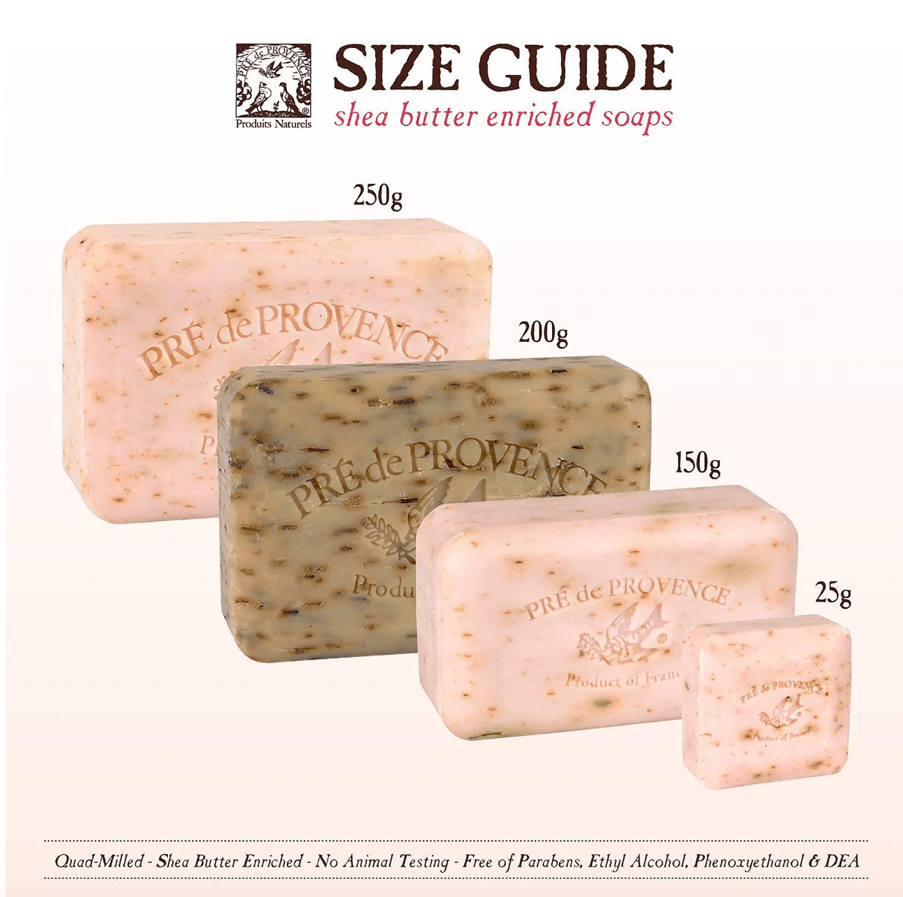 Luxury French Milled Soap - Honey Almond (25G) - Lizzy G's Fine Gifts