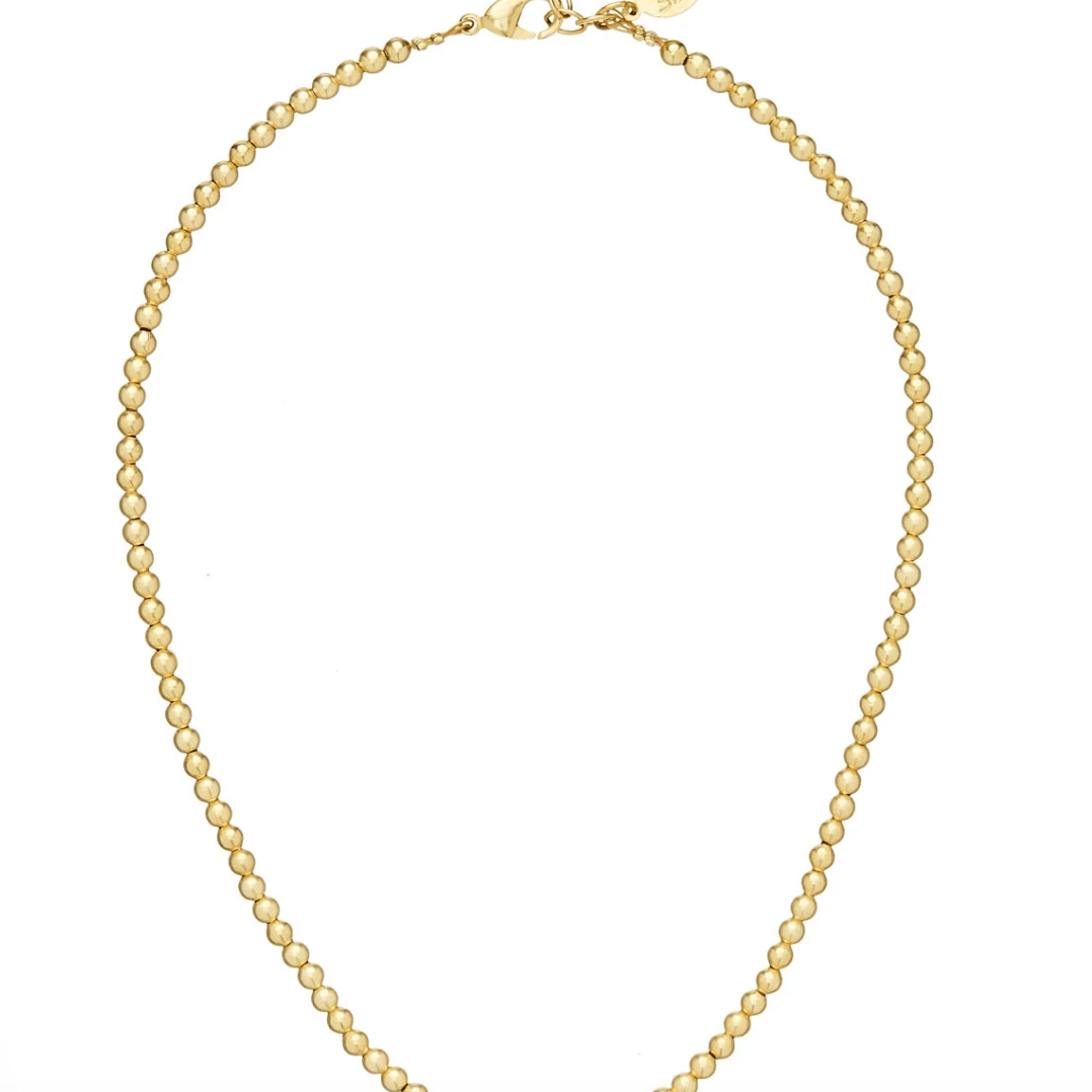 Maggie 4MM Bead Chain Necklace - Lizzy G's Fine Gifts