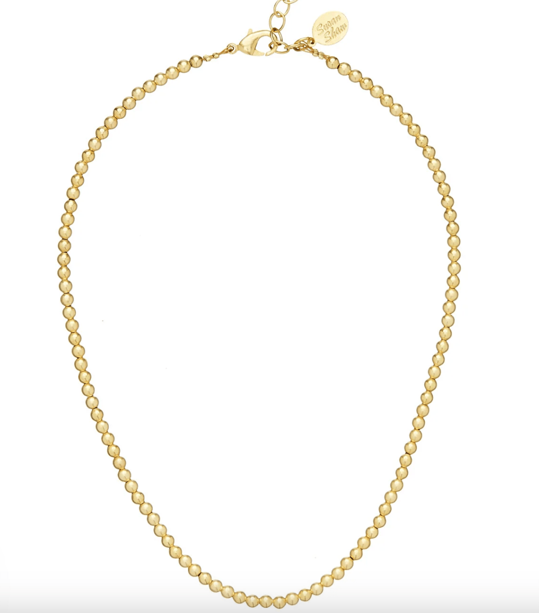 Maggie 4MM Bead Chain Necklace - Lizzy G's Fine Gifts