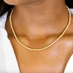 Maggie 4MM Bead Chain Necklace - Lizzy G's Fine Gifts