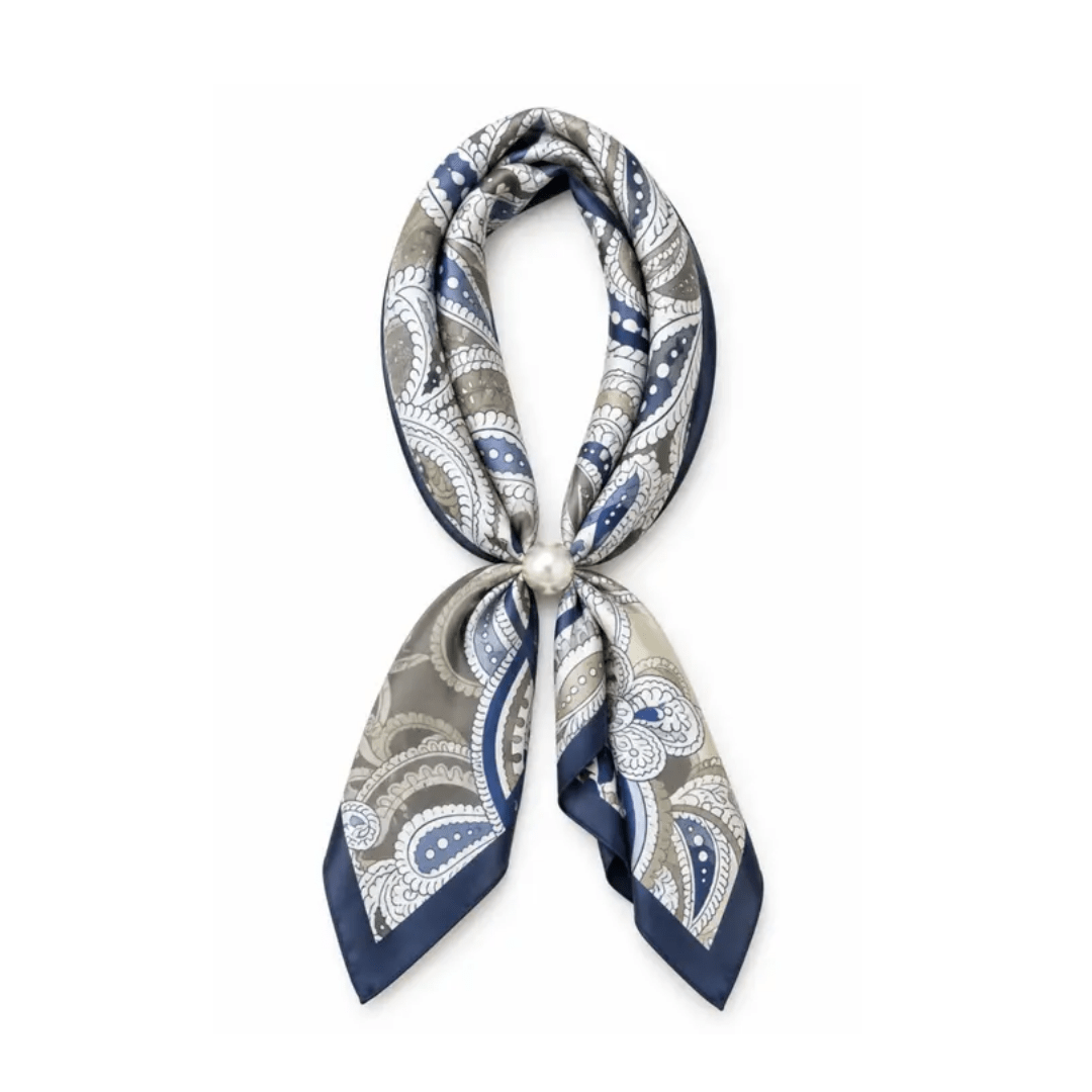 Magnetic Pearl Scarf Necklace - Lizzy G's Fine Gifts