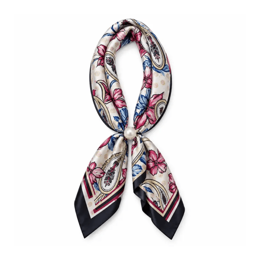 Magnetic Pearl Scarf Necklace - Lizzy G's Fine Gifts