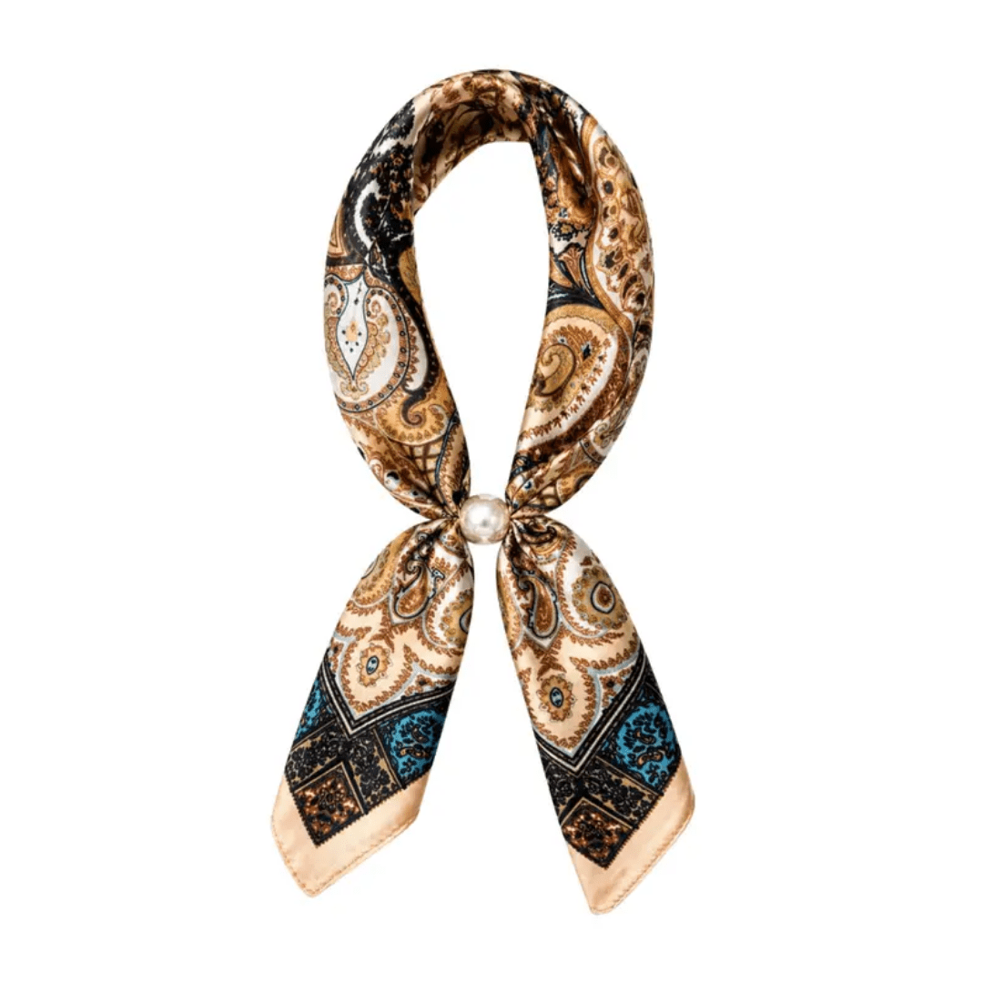 Magnetic Pearl Scarf Necklace - Lizzy G's Fine Gifts