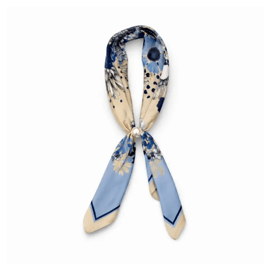 Magnetic Pearl Scarf Necklace - Lizzy G's Fine Gifts