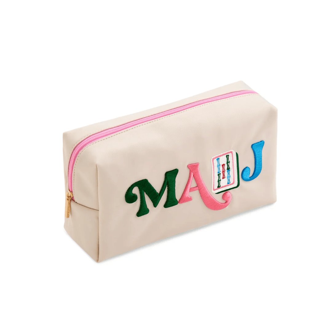 Mahj Mahjong Tiles Zip Pouch - Lizzy G's Fine Gifts