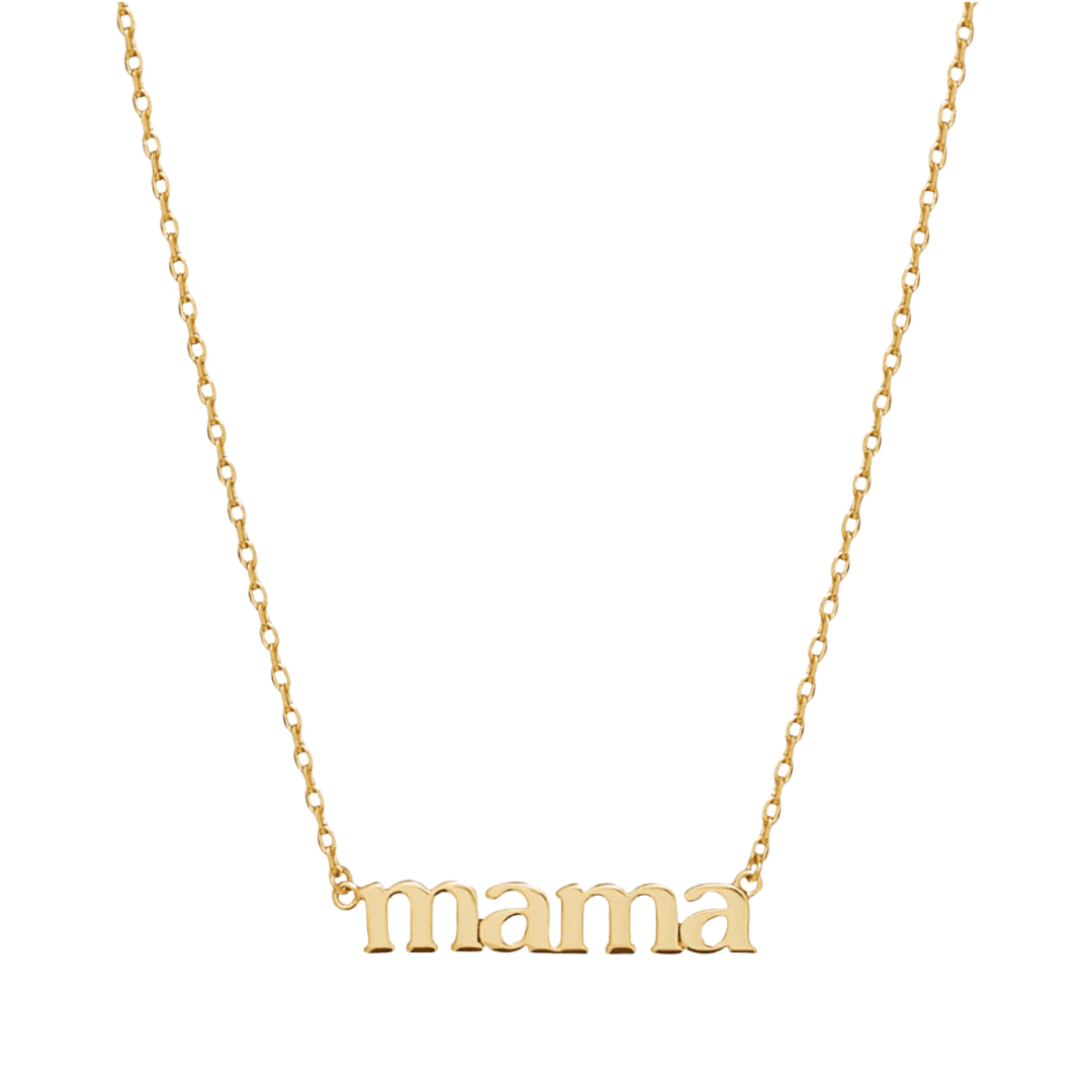 Mama Gold Necklace - Lizzy G's Fine Gifts