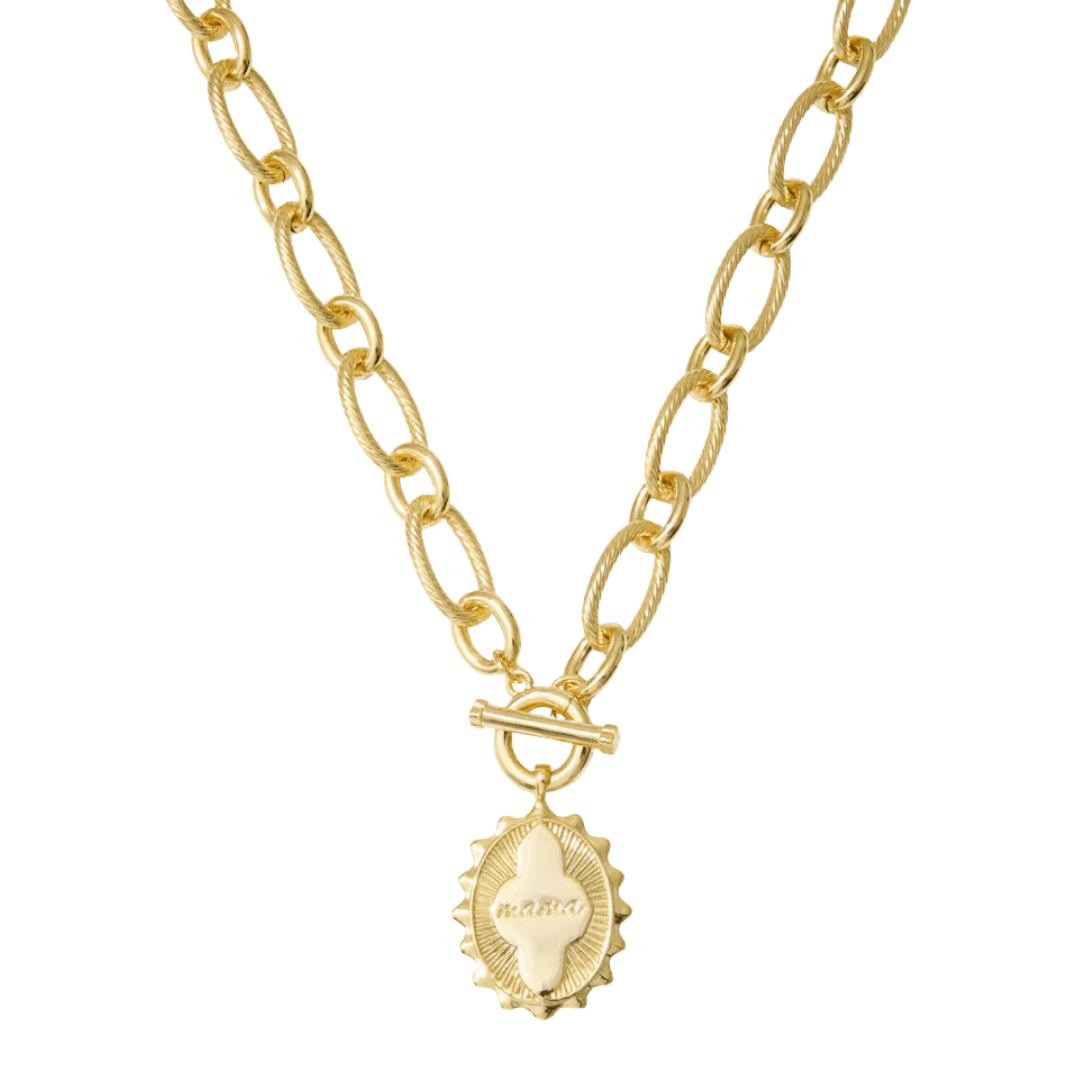 Mama Link Chain Necklace - Lizzy G's Fine Gifts