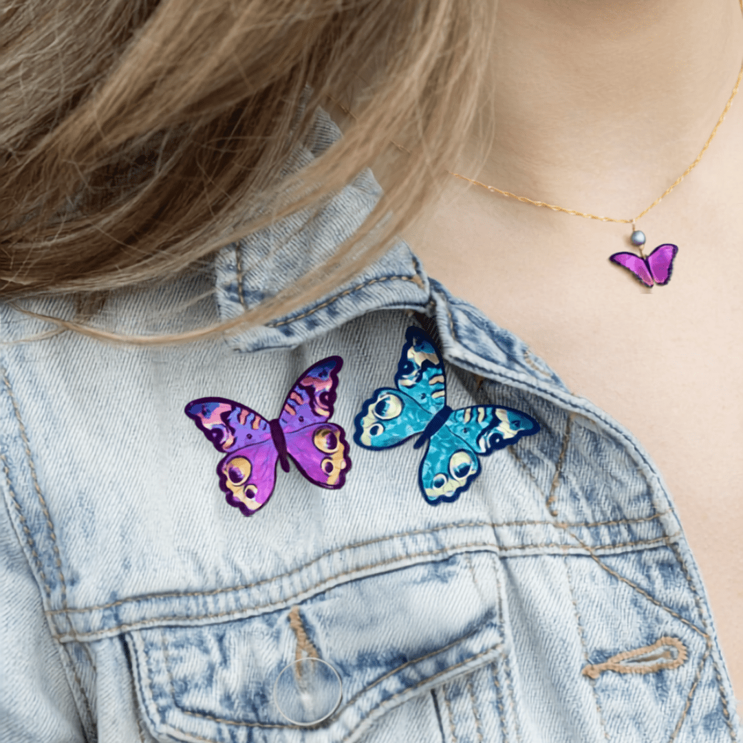 Mariposa Butterfly Brooch - Lizzy G's Fine Gifts