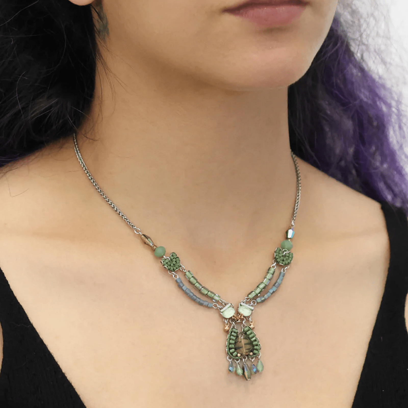 Meadow Eucalyptus Necklace - Lizzy G's Fine Gifts