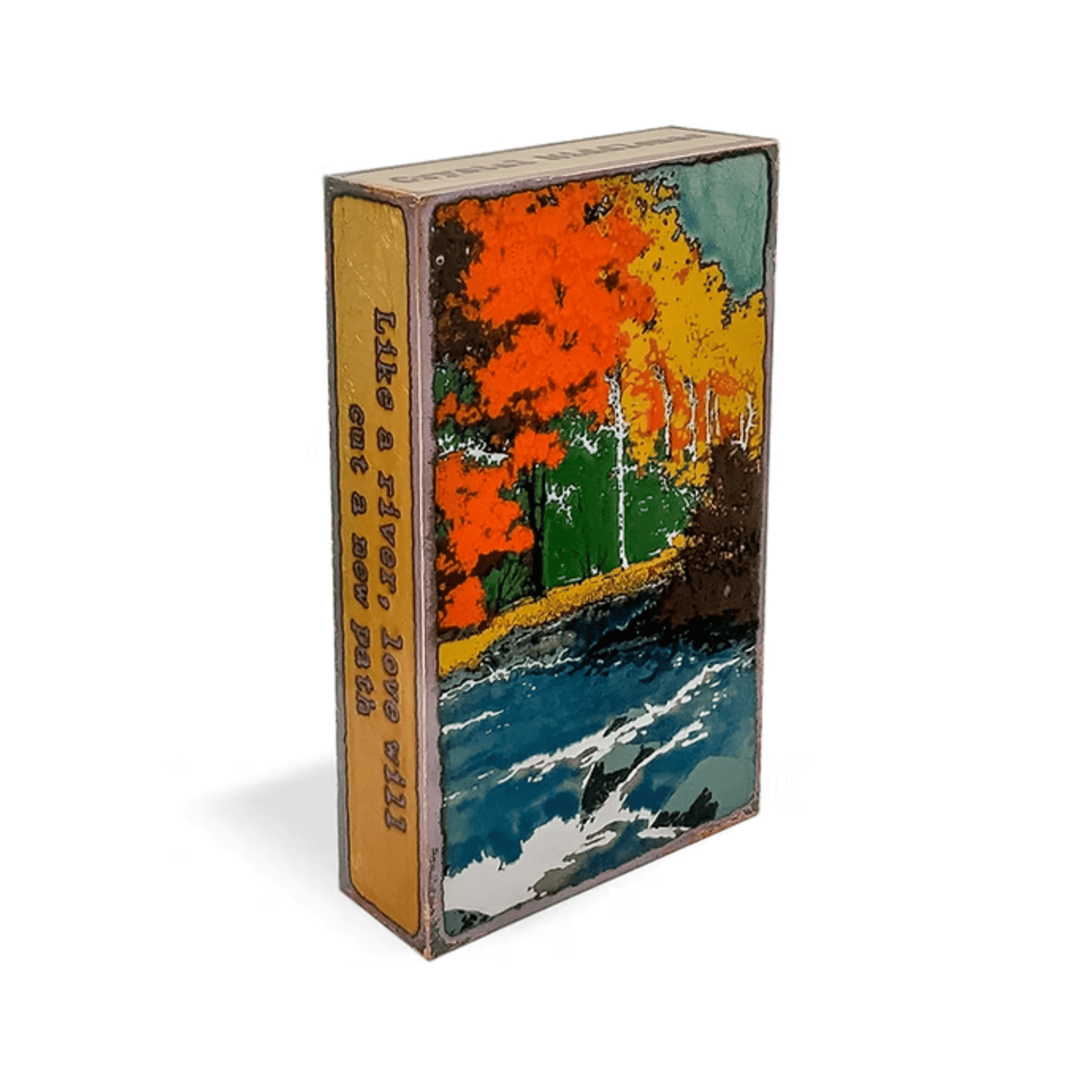 Meander - 270 - Copper Art Block - Lizzy G's Fine Gifts