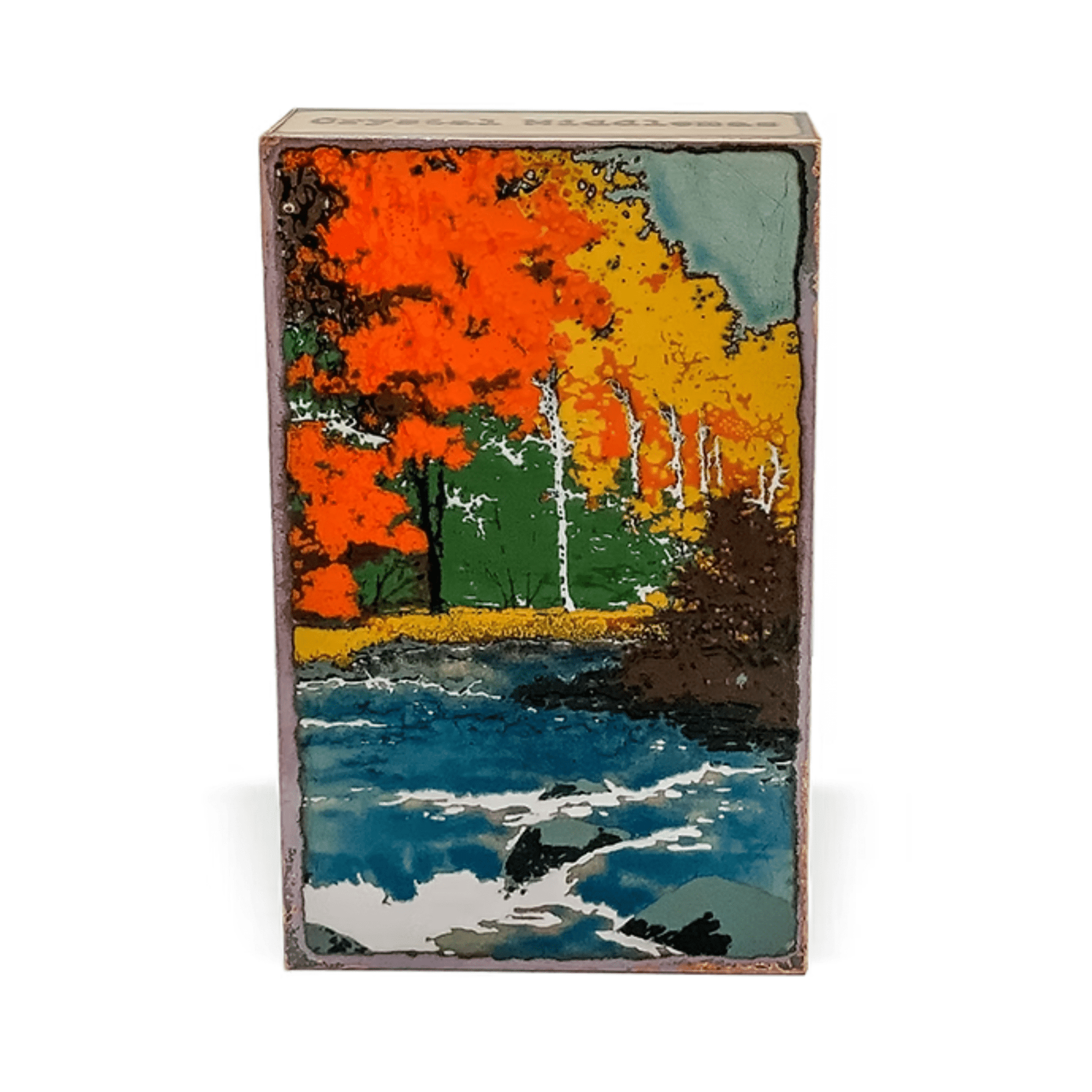 Meander - 270 - Copper Art Block - Lizzy G's Fine Gifts