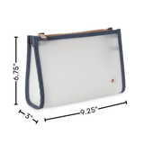 Medium Zip Cosmetic Bag - Lizzy G's Fine Gifts