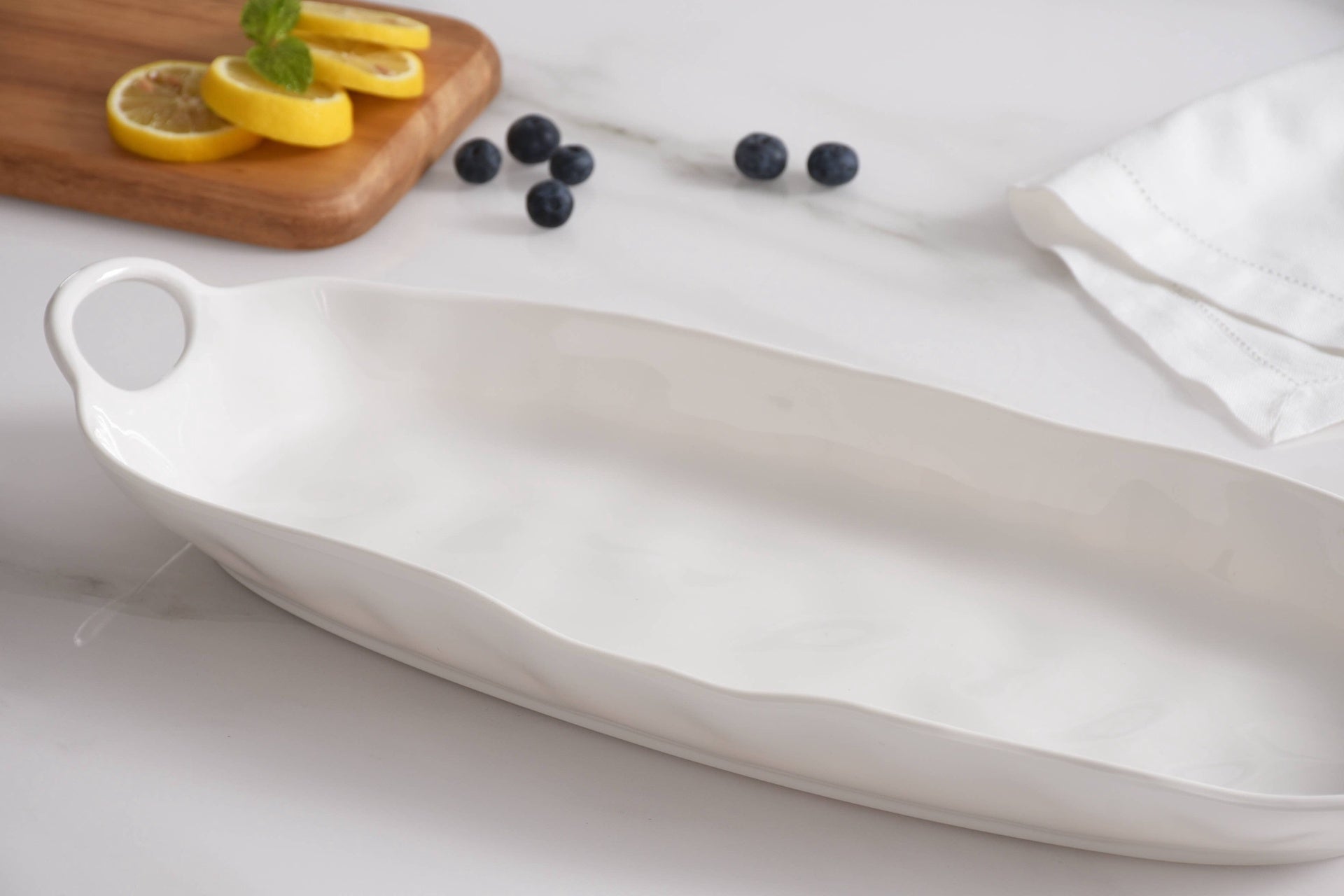 Melamine Deep Long Server - Lizzy G's Fine Gifts