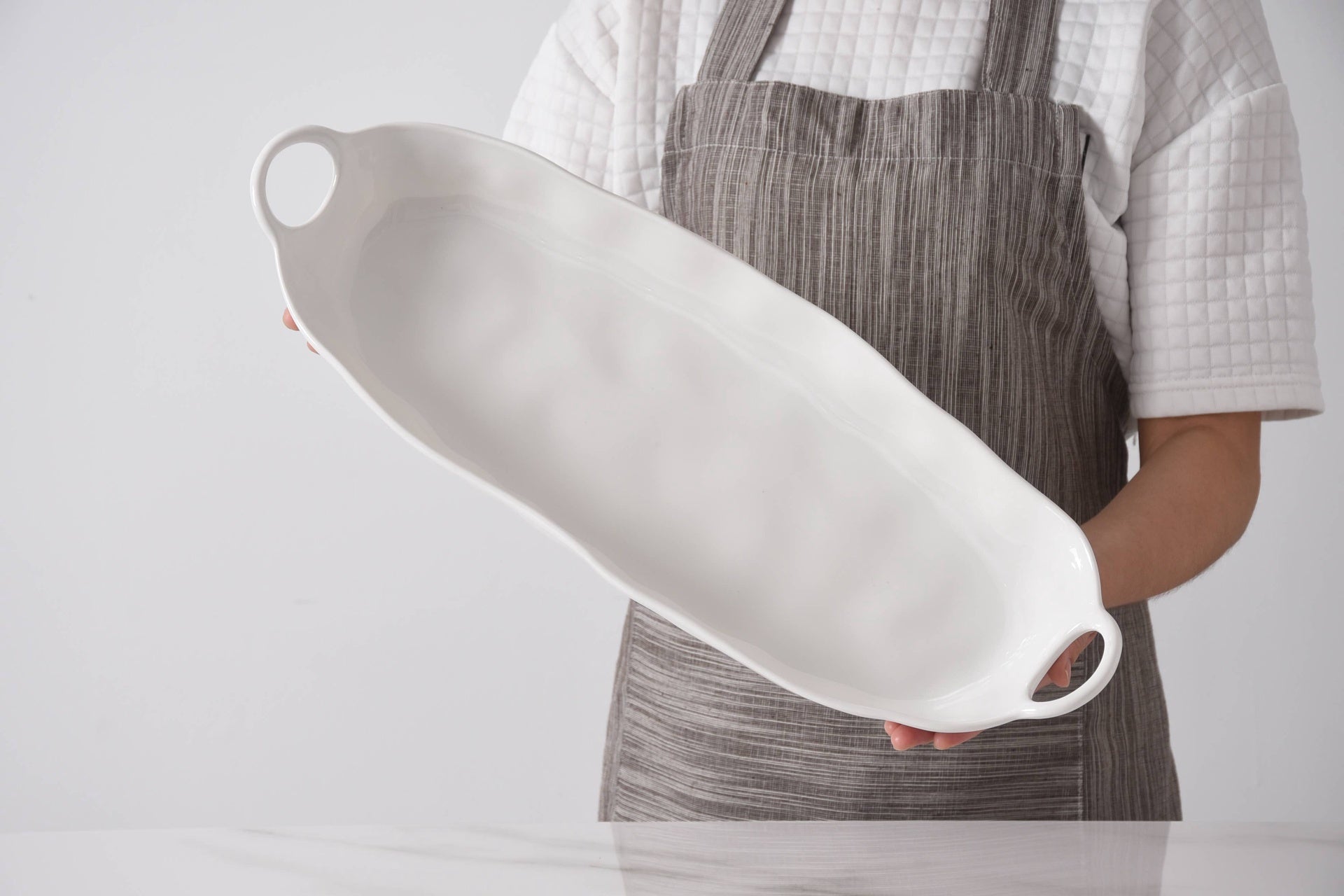Melamine Deep Long Server - Lizzy G's Fine Gifts