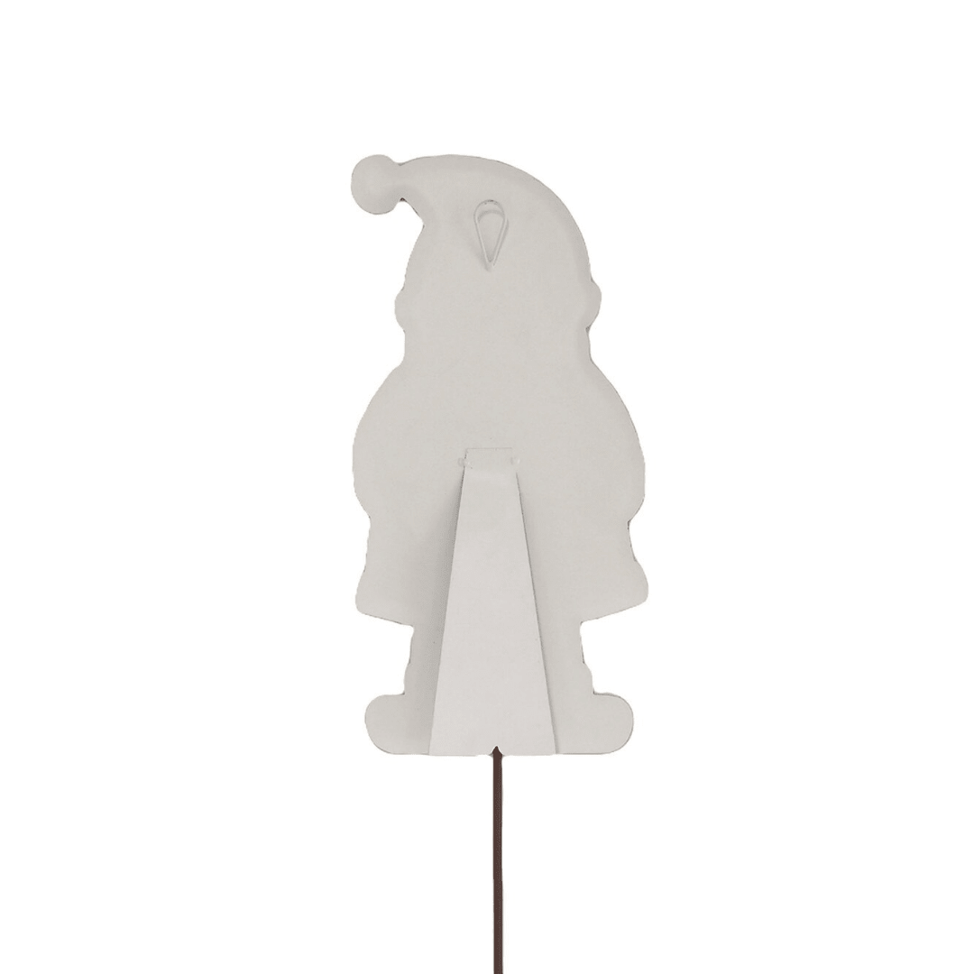 Merry & Bright Santa All Tied Up Metal Decor - Lizzy G's Fine Gifts