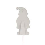 Merry & Bright Santa All Tied Up Metal Decor - Lizzy G's Fine Gifts