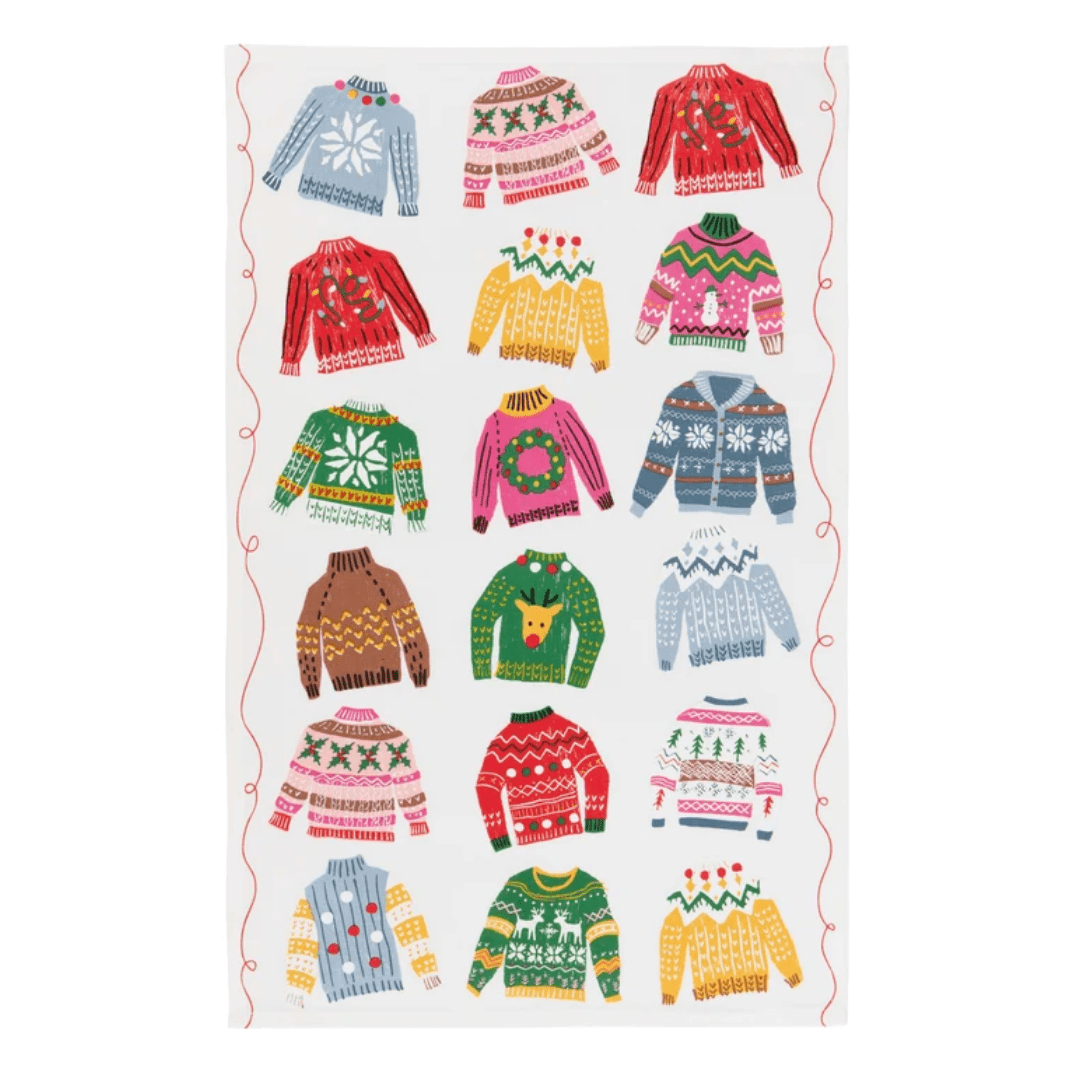 Merry Knitmas Dish Towel - Lizzy G's Fine Gifts