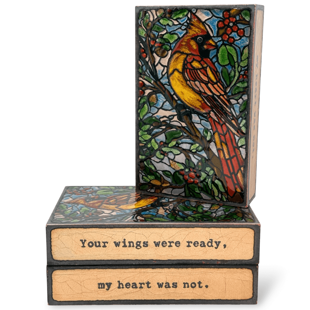 Messenger - 302 - Copper Art Block - Lizzy G's Fine Gifts