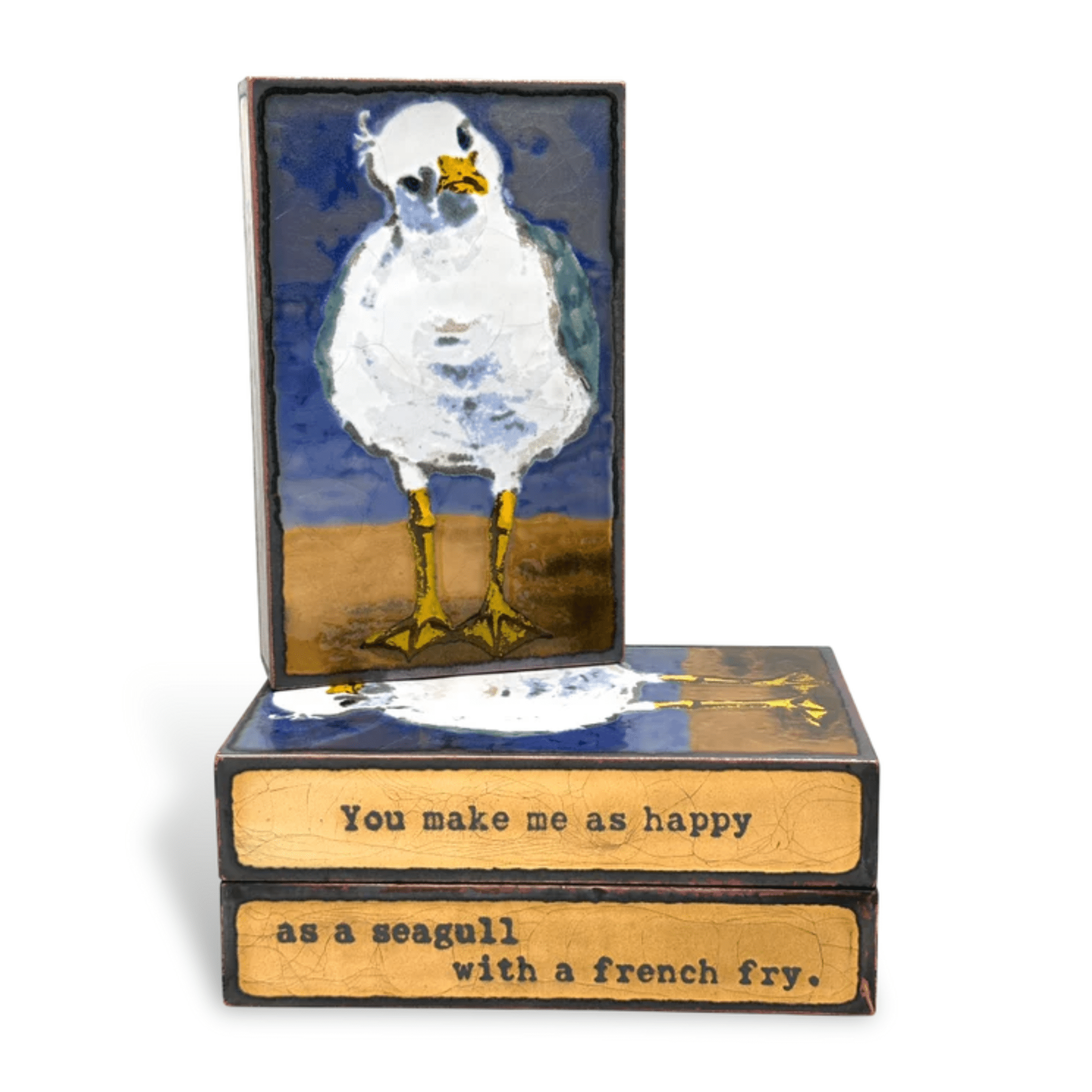 Mine - 297 - Copper Art Block - Lizzy G's Fine Gifts