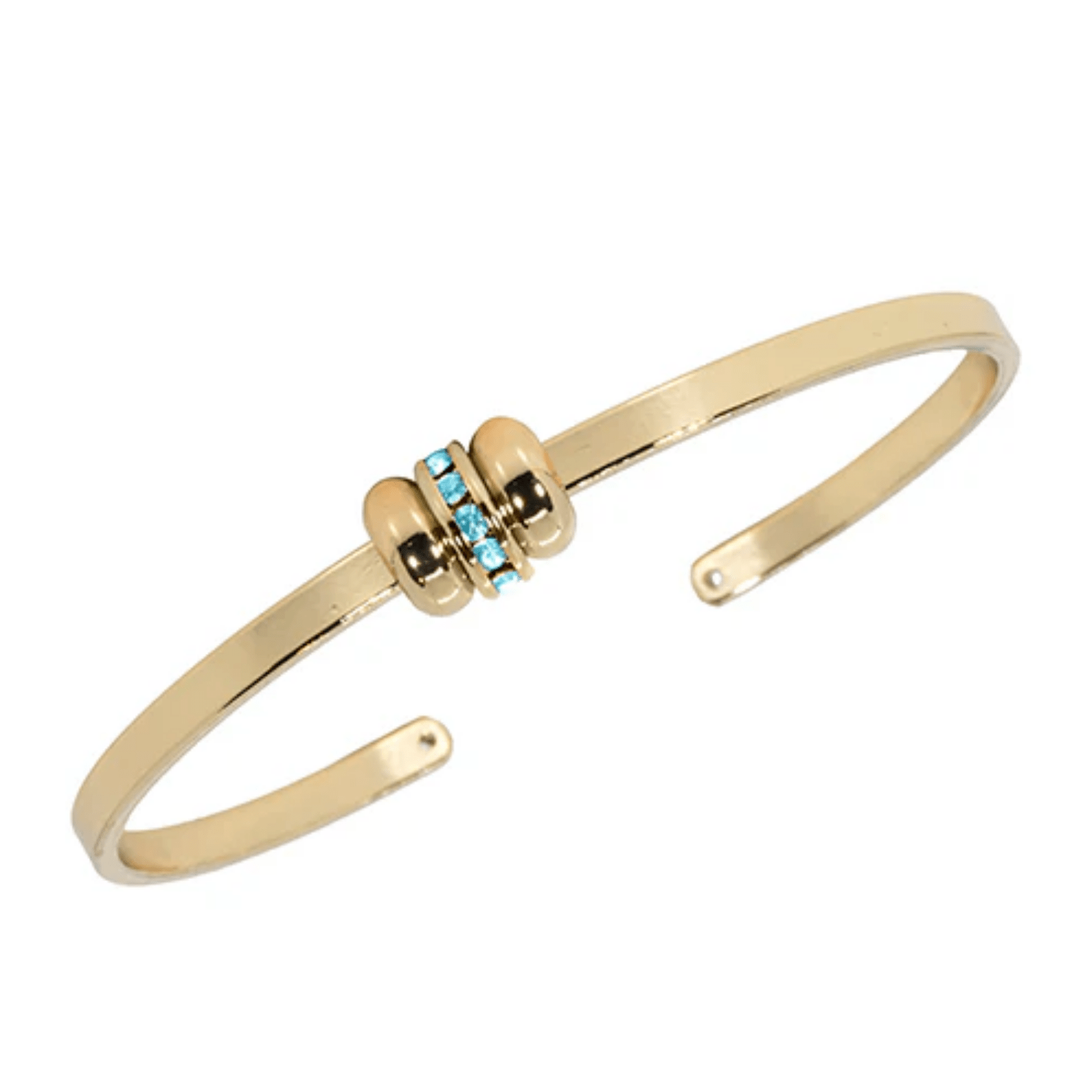 Mini Birthstone Charm Cuff - Lizzy G's Fine Gifts
