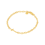 Mini Chain Breaker Cross Bracelet - Lizzy G's Fine Gifts