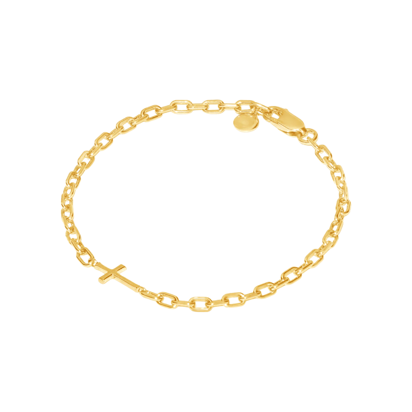 Mini Chain Breaker Cross Bracelet - Lizzy G's Fine Gifts