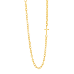 Mini Chain Breaker Cross Necklace - Lizzy G's Fine Gifts