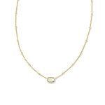 Mini Elisa Satellite Chain Short Necklace - Lizzy G's Fine Gifts