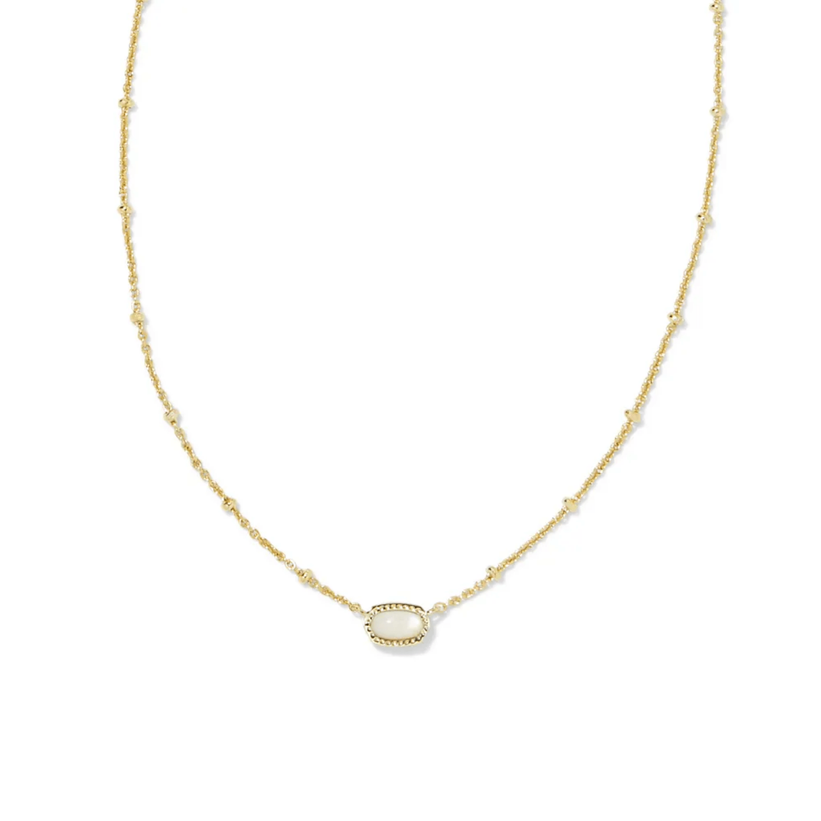 Mini Elisa Satellite Chain Short Necklace - Lizzy G's Fine Gifts