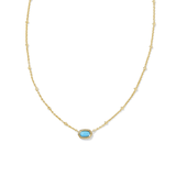Mini Elisa Satellite Chain Short Necklace - Lizzy G's Fine Gifts