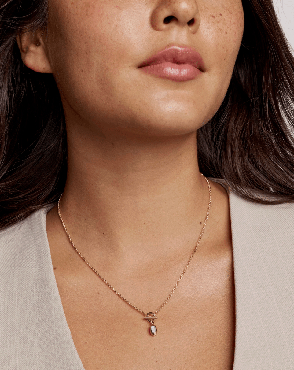 Mini Elisa Toggle Necklace - Lizzy G's Fine Gifts