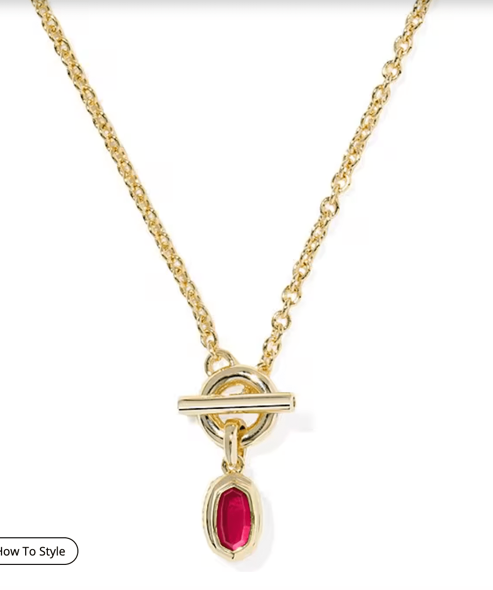 Mini Elisa Toggle Necklace - Lizzy G's Fine Gifts