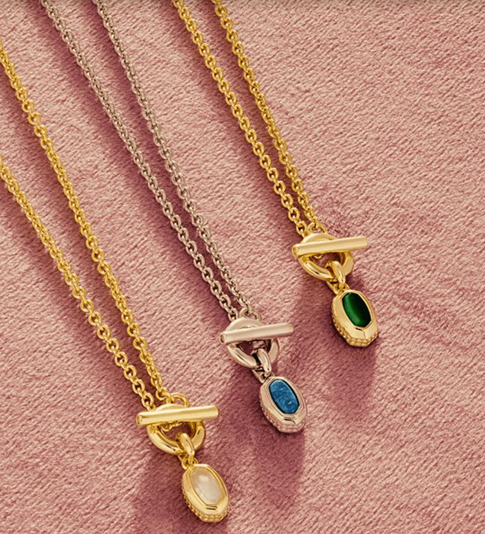 Mini Elisa Toggle Necklace - Lizzy G's Fine Gifts